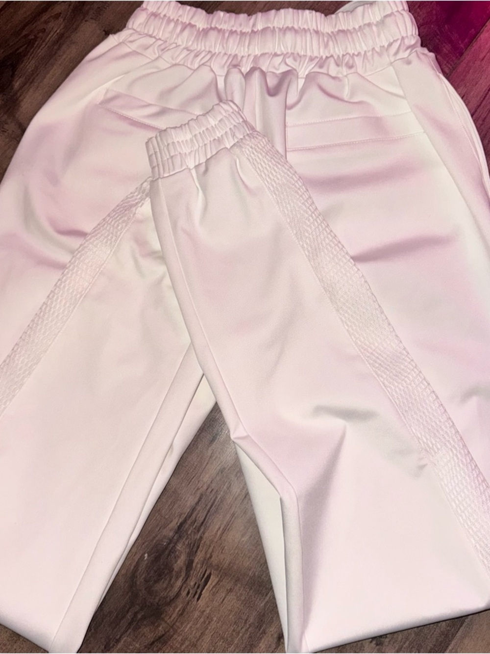 Manière De Voir White Cargo Jogger Pants Size 4 NWOT Luxe Streetwear - Picture 6 of 8